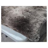 Lot of (1) 24" Faux Fur Throw Pillow