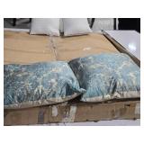 Lot of (2) 22" Floral pattern Throw Pillows - Monterey by Sherry Kline Home