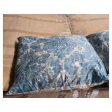 Lot of (2) 22" Floral pattern Throw Pillows - Monterey by Sherry Kline Home