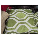 Lot of (4) Geometric pattern Throw Pillow Covers with (2) Pillows