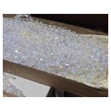 Lot of (2) Diamonds Curtain Rod Pocket Crystal Incandescent