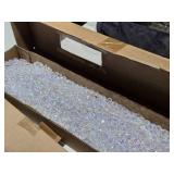 Lot of (2) Diamonds Curtain Rod Pocket Crystal Incandescent