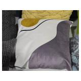 Lot of (1) 14" Modern Abstract pattern Throw Pillow