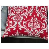 Lot of (1) 16" Cotton Accent Decorative Throw Pillow by Tree Wool Damask