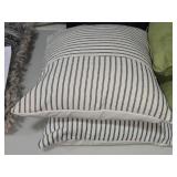 Lot of (2) 15" Patchwork Throw Pillows