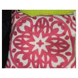Lot of (2) 15" Embroidered Throw Pillows by Alysheer