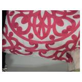 Lot of (2) 15" Embroidered Throw Pillows by Alysheer