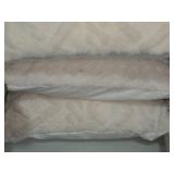 Lot of (3) 15" Soft Plush Fuzzy Throw Pillows