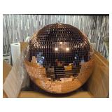 Lot of (1) 16" Mirror Disco Ball (pink)