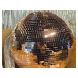 Lot of (1) 16" Mirror Disco Ball (pink)