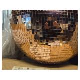 Lot of (1) 16" Mirror Disco Ball (pink)