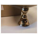 Aluminum Pedestal Bowl 11" (gold)