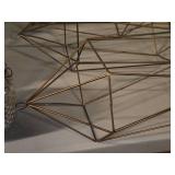 Lot of (6) Metal Geometric Décor 17 1/2" (oblong)