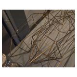 Lot of (6) Metal Geometric Décor 17 1/2" (oblong)