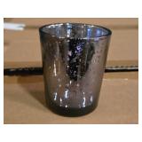 Lot of (2 Boxes) Speckled Finish Mercury Glass Votive / Tea Light Candleholder 32-count ( 64 total items )