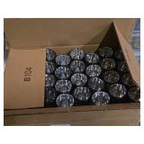 Lot of (2 Boxes) Speckled Finish Mercury Glass Votive / Tea Light Candleholder 32-count ( 64 total items )