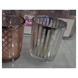 Lot of (28) Votive / Tea Light Candleholder with Flameless Tea Light Candles