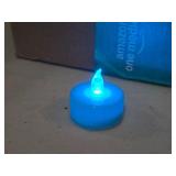 Lot of (1 Box) Flameless Tea Light Candles