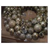 Lot of (2 Boxes) 15 1/2" Christmas Ball Wreath by Z Gallerie 4-count ( 8 total items ) (in original packaging)