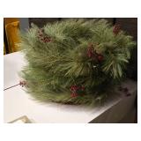 Lot of (3) 24" Christmas Wreath with Holly and Bells