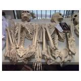Lot of (2) Pose-N-Stay Antique Skeleton