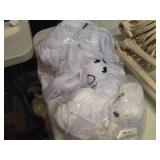 Lot of (2 Boxes) Hanging Halloween Ghost Décor 4-count ( 8 total items )