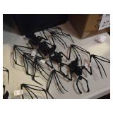 Lot of (4) Halloween Décor - Bat Skeleton