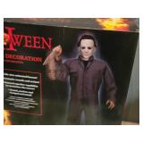 Life Size Standing Halloween II Jason Décor with Sound !