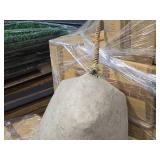 Lot of (4) 25" Paper Mache Light / Lamp Shade - Marquis by Accent Décor (in original packaging)