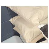 Lot of (4) 12" Textured Fabric Throw Pillows by Tang Depot