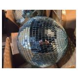 Lot of (2) 8" Mirror Disco Balls (blue)