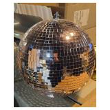 Lot of (1) 12" Mirror Disco Ball (pink)