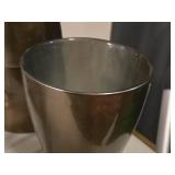 Lot of (4) Iridescent Finish Glass Vase 7"