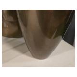 Lot of (4) Iridescent Finish Glass Vase 7"