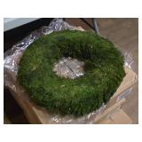 Lot of (5) 19" Preserved Cypress Christmas Wreath by Accent Décor (in original packaging)