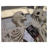 Lot of (2) Pose-N-Stay Antique Skeleton