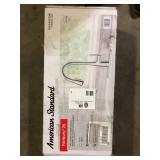 Lot of American Standard Fairbury 2S Single-Handle Pull-Down Sprayer Kitchen Faucet in Stainless Steel  Customer Returns See Pictures
