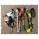 Lot of Assorted Powered Lawn Care Items  For Parts Various Models and Conditions  Customer Returns See Pictures