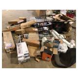 Gaylord of Assorted Small Housewares, Lighting. Tools.  and General Merchandise Various Models and Conditions Customer Returns See PicturesFor Part