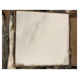 6 Boxes of MSI Greecian White 18 in. x 18 in. Polished Marble Floor and Wall Tile (11.25 sq. ft./Case)  Customer Returns See Pictures