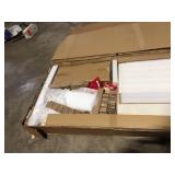 International Concepts 60 in. H Unfinished Solid Wood 5-Shelf Standard Bookcase Customer Returns See Pictures