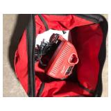 Set of Milwaukee  12V cordless Drills with Charger  no batteries used not tested Customer Returns See Pictures