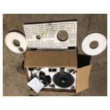 HINNIXY 52 in. Smart Indoor Black 3-Color LED 6-Speed Crystal Chandelier Ceiling Fan with Light Kit and Remote Control Customer Returns See Pictures