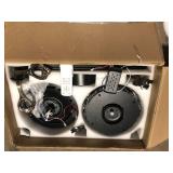 HINNIXY 52 in. Smart Indoor Black 3-Color LED 6-Speed Crystal Chandelier Ceiling Fan with Light Kit and Remote Control Customer Returns See Pictures