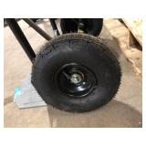 Gorilla 800 lbs. Capacity Steel Hand Truck with Multi-Grip Handle, Wideload Toe Plate, Super Duty Axle with Non-Slip Foot Lever Damage on Wheel  Customer Returns See  Pictures