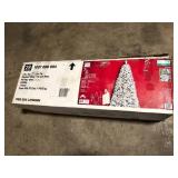 7.5 Ft. Alta Fraser Fir Flocked LED Pre-Lit Tree T9    Customer Returns See  Pictures