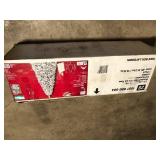 7.5 Ft. Alta Fraser Fir Flocked LED Pre-Lit Tree T9    Customer Returns See  Pictures