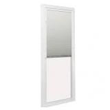 Andersen 70-1/2 in. x 79-1/2 in. 200 Series White Right-Hand Perma-Shield Sliding Patio Door w/ White Int, Fixed Panel w/ Blinds Customer Returns See Pictures