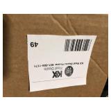 Hampton Bay 8 ft. Square Aluminum and Steel Cantilever Offset Outdoor Patio Umbrella in Chili Red  Customer Returns See Pictures