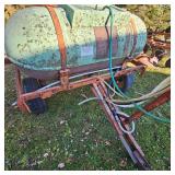 Pull Behind Spray Tank, Approx 250 Gallons w/Spray Booms